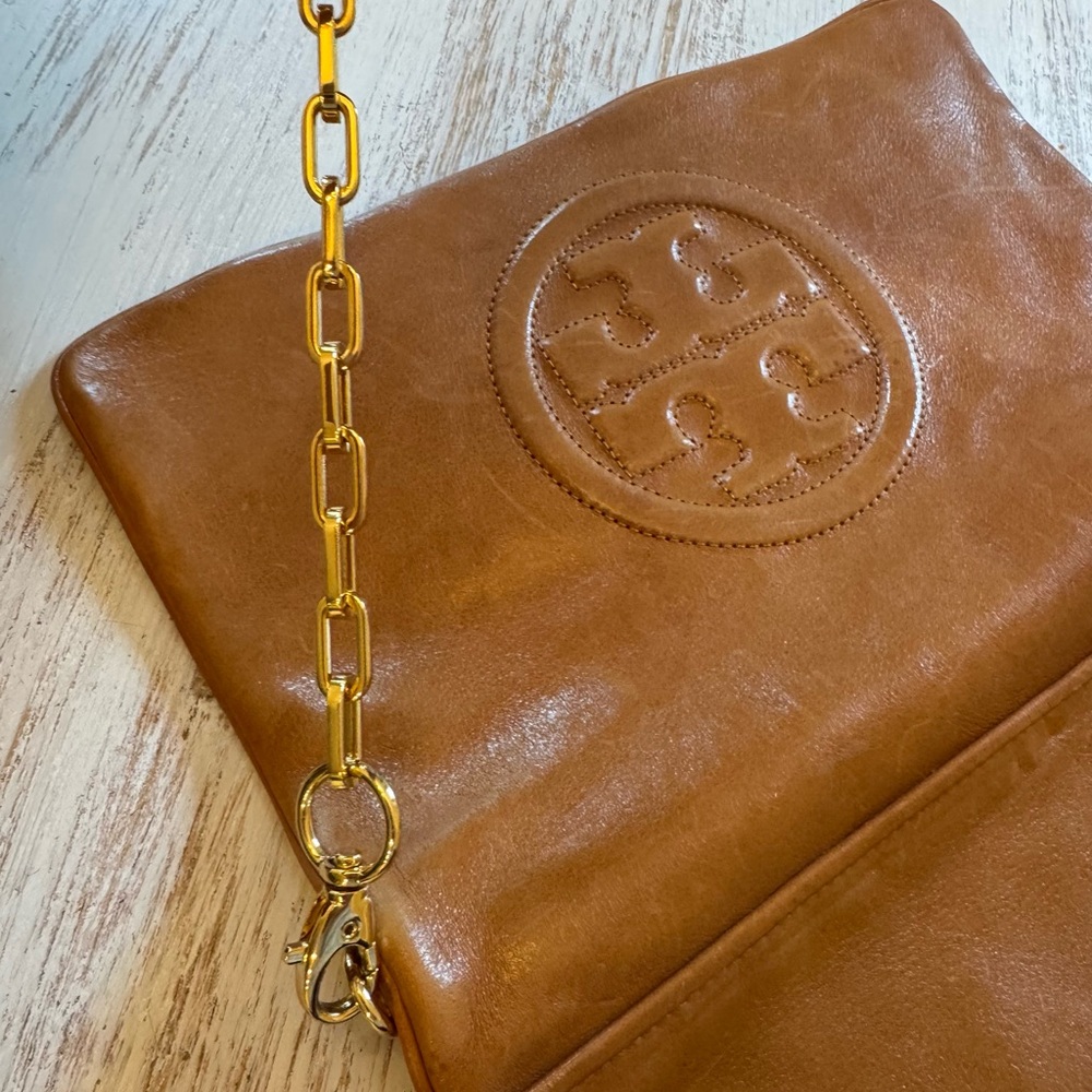 Tory Burch Reva Bombe’ Clutch/ Shoulder Bag - Picture 6 of 9